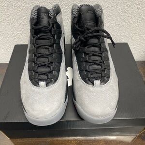 2014 Air Jordan Retro 10 Cool Grey Infrared Black Size 10( New)